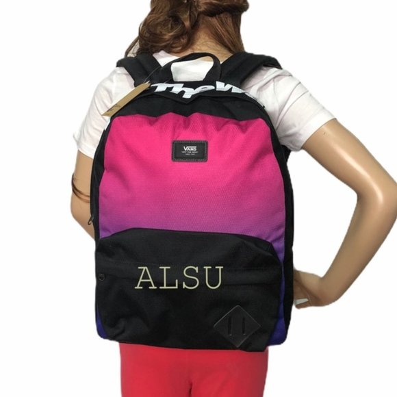 🎒SCHOOL SALE🎒VANS Old School 3 Backpack Acid Red Off The Wall VN0A3I6RYML - Picture 1 of 6